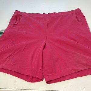 Vintage Catalina Medium Pink Hand Stitch Stretch Pull On Shorts